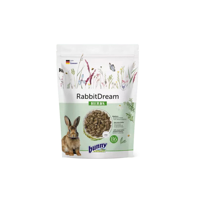 Bunny - Rêve Pour Conigli Alle Erbe Rabbit Dreams Herbs 600 g Bunny - Rêve Pour Conigli Alle Erbe Rabbit Dreams Herbs 600 g
