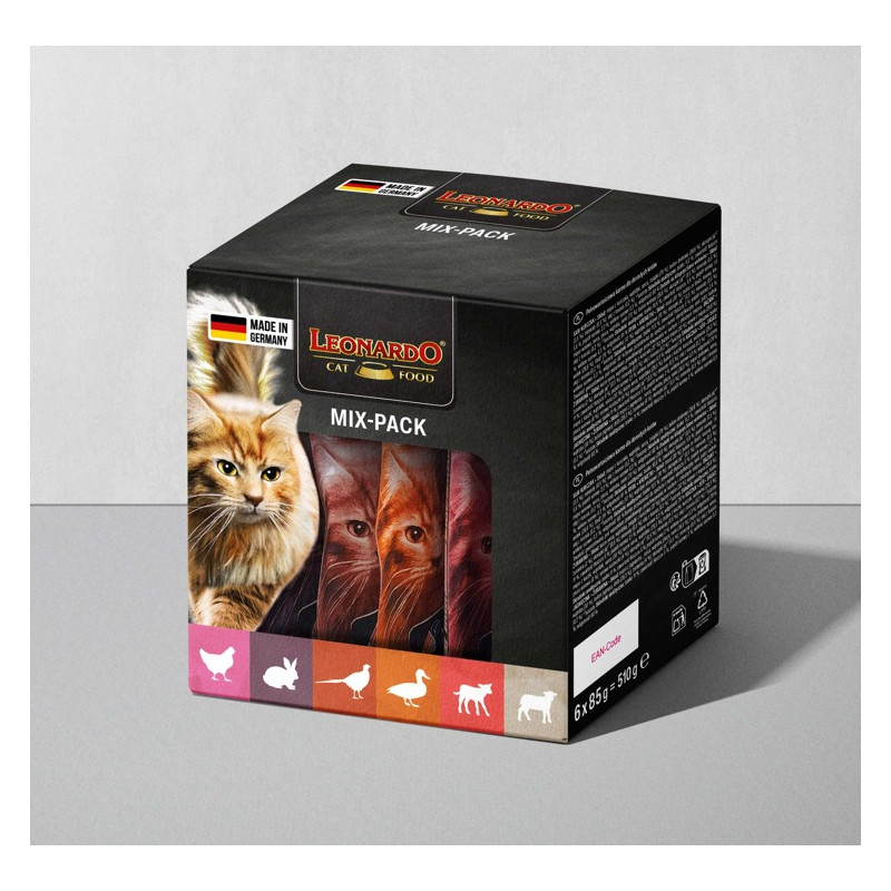 LEONARDO MIX PACK sachets g 85 (5+1 omaggio) LEONARDO MIX PACK sachets g 85 (5+1 omaggio)