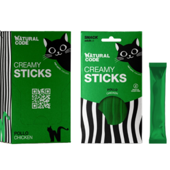 Natural code gatto creamy sticks pollo 4x14 gr. - 