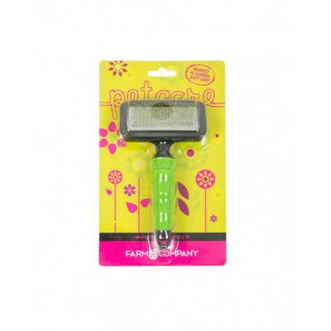 Soft carder with PVC tips and non-slip handle -