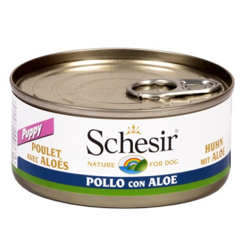 Schesir Cane Puppy Chicken Fillets with Aloe in Jelly 150 g.