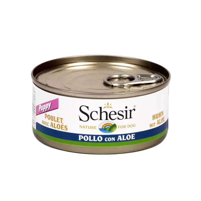 Schesir Cane Puppy Filetti di Pollo con Aloe in Gelatina 150 g.