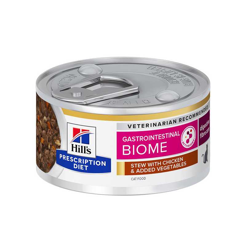 Hill's Gastrointestinal Biome Spezzatino Pollo Verdure 82 gr.(gatto)
