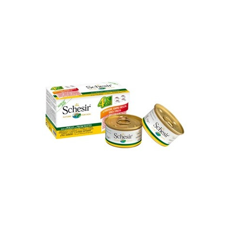 SCHESIR filets de poulet avec jambon en gelée 4 x 85 g