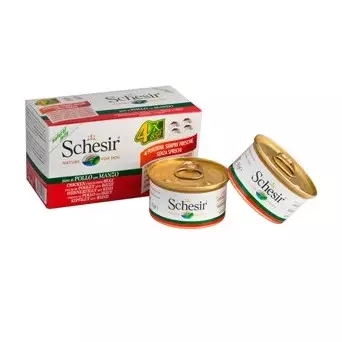 SCHESIR Chicken Fillets with Beef in Jelly 4x85 g.