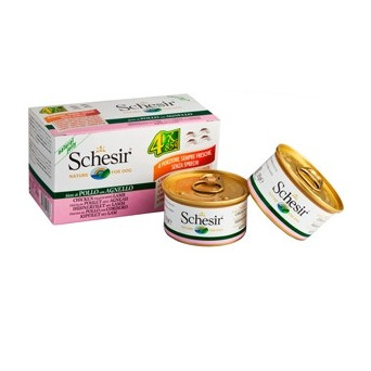 SCHESIR Chicken Fillets with Lamb in Jelly 4x85 gr.