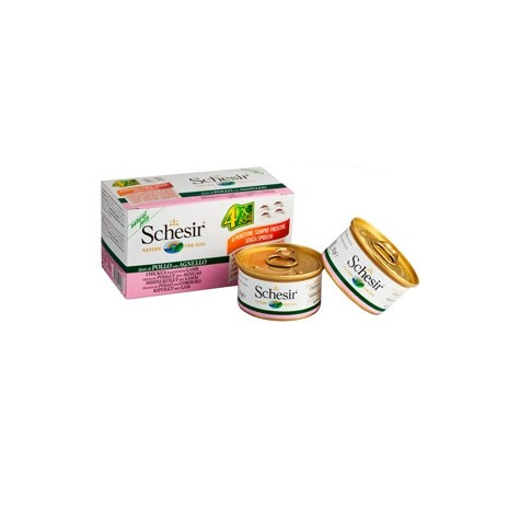 SCHESIR filets de poulet avec agneau en gelée 4 x 85 g
