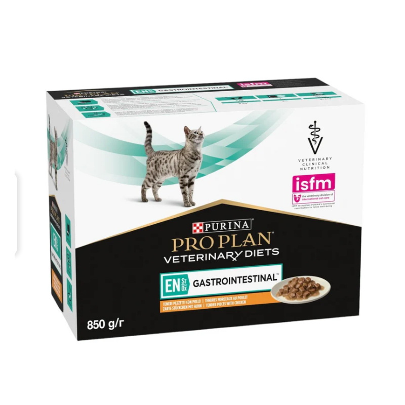 Purina Vet chat Diets Gastrointestinal EN avec Poulet 10 (10x85g)