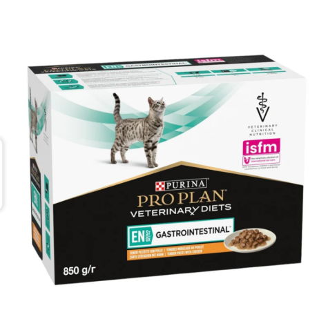 PURINA VET DIETS KATZE GASTROINTESTINAL IN HÜHNERBEUTEL 85GR -