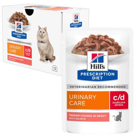 Hill's c/d Urinary Stress con Salmone 12 x 85 gr. -