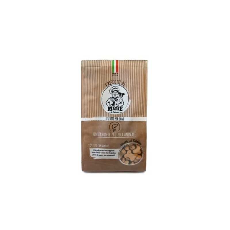 Marie La Pasticcera Biscotti per Cani Ossetti al Salmone 300g Marie La Pasticcera Biscotti per Cani Ossetti al Salmone 300g
