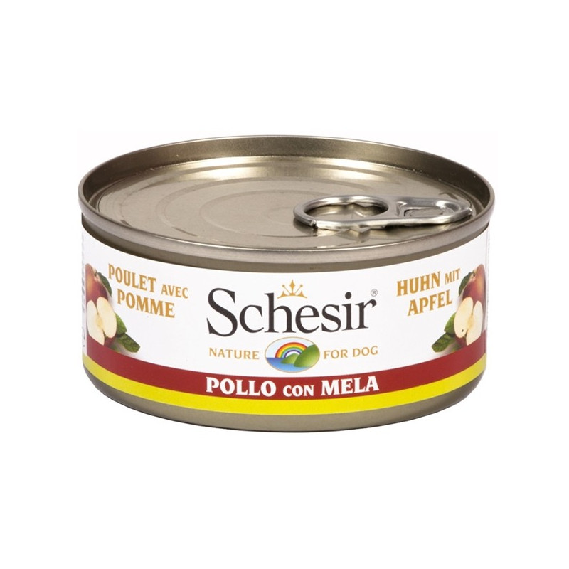 SCHESIR filets de poulet avec pomme 150 g SCHESIR filets de poulet avec pomme 150 g
