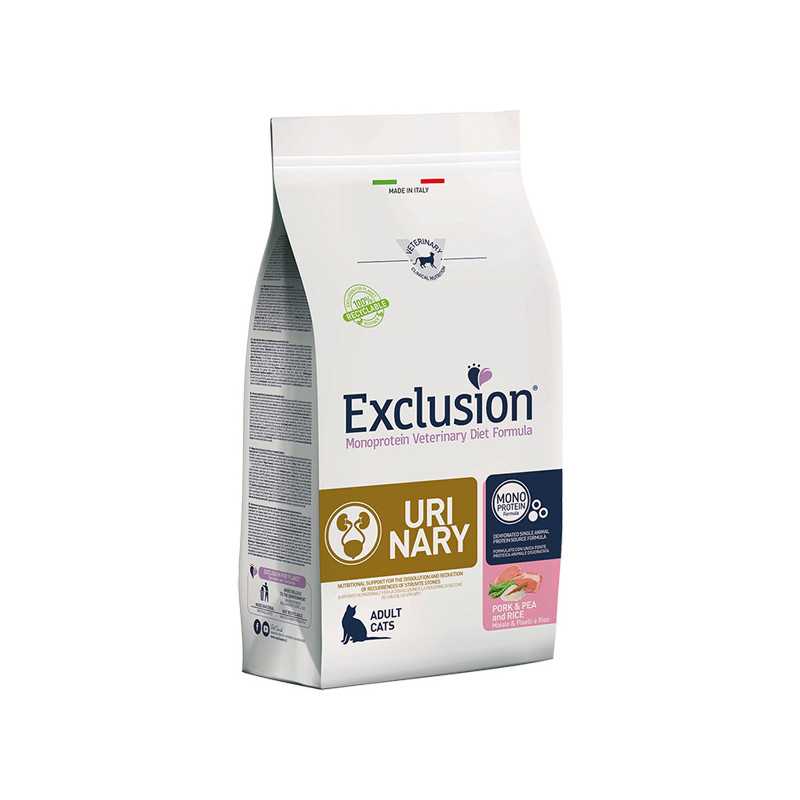 Exclusion Diet Urinary Cat Schweinefleisch und Erbsen und Reis 1,5 kg.
