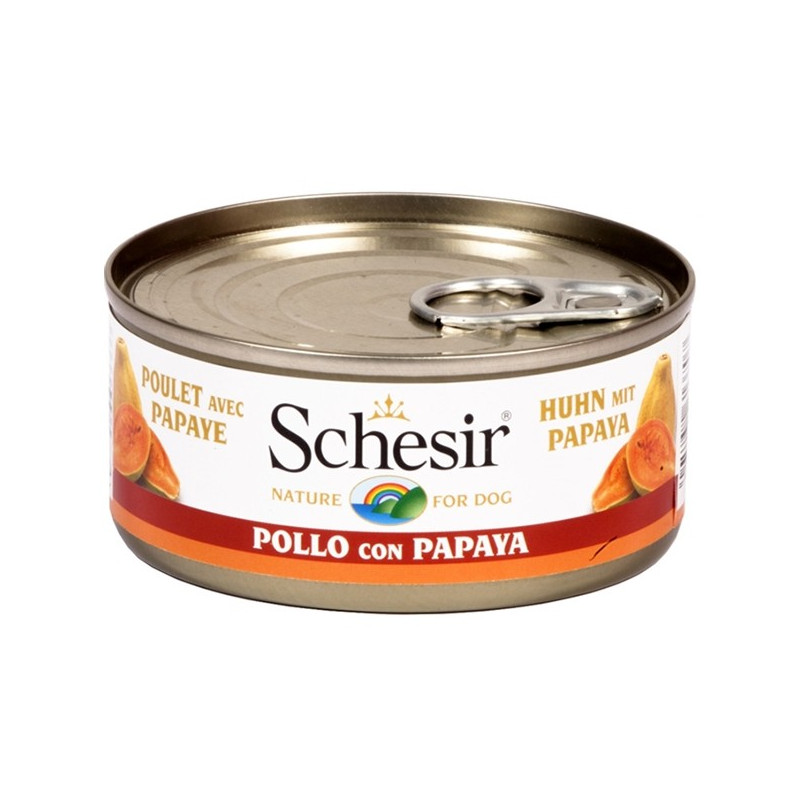 SCHESIR filets de poulet avec Papaya 150 g SCHESIR filets de poulet avec Papaya 150 g