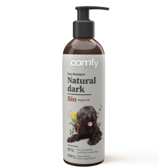 COMFY DOG SHAMPOO NATÜRLICHES DUNKLES ARGAN 250 ML. -
