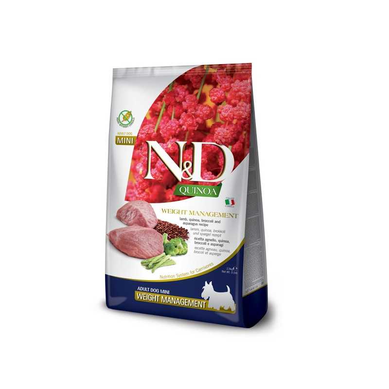 Farmina Natural Delicious Mini Quinoa Weight Management 2.5 kg.