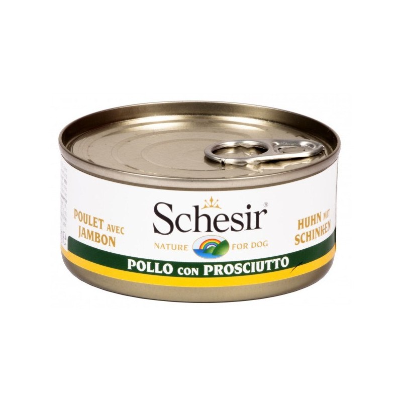 SCHESIR filets de poulet avec jambon en gelée 150 g SCHESIR filets de poulet avec jambon en gelée 150 g