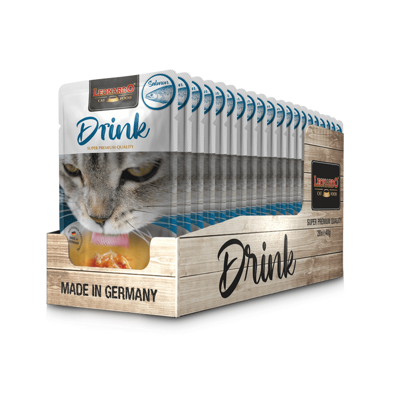 Leonardo DRINK Lachs 40 g. (20 Beutel)