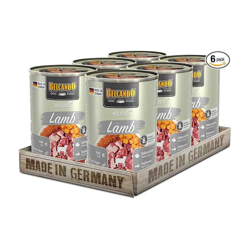 Belcando Holistic Agnello 6 lattine da 400 g - Umido Holistic senza cereali all'agnello