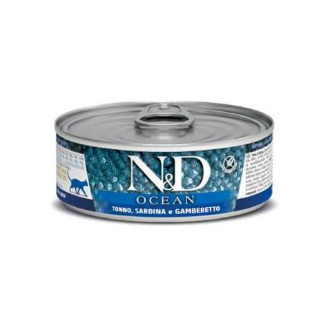 Farmina N&D Ocean con Tonno, Sardina e Gamberetto 80 gr. -
