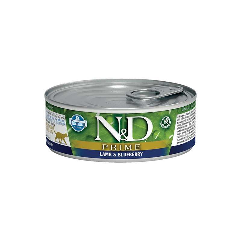 Farmina Natural & Delicious Prime mit Lamm und Blaubeeren 80 gr. Farmina Natural & Delicious Prime mit Lamm und Blaubeeren 80 gr.