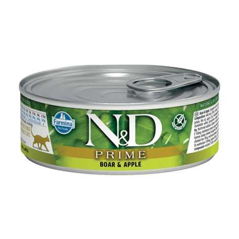 FARMINA N&D CAT PRIME CINGHIALE E MELA 80 GR. - 