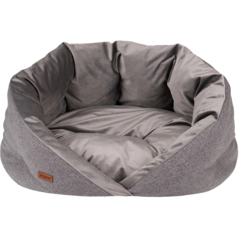Amiplay Cuccia per cani Siena Coconut, taglia S, grigia Amiplay Cuccia per cani Siena Coconut, taglia S, grigia