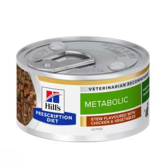 Hill's - Feline Metabolic Stew Pollo e Verdure 24x82 gr. - 