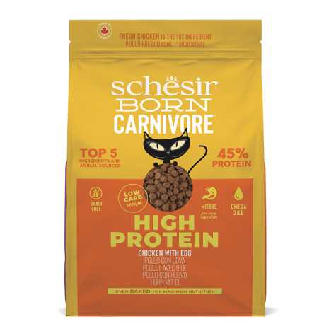 Schesir - Born Carnivore Adult Cat Chicken and Egg 1.25 kg - 