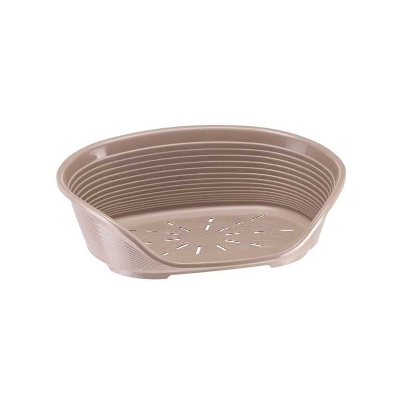 FERPLAST Cuccia in Plastica Siesta Deluxe Tortora L 93,5 x W 68 x H 28,5 cm. FERPLAST Cuccia in Plastica Siesta Deluxe Tortora L 93,5 x W 68 x H 28,5 cm.