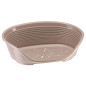 FERPLAST Cuccia in Plastica Siesta Deluxe Tortora L 93,5 x W 68 x H 28,5 cm.