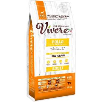 Vivere Low Grain Adult Gluten Free Pollo Maxi 12 kg - 