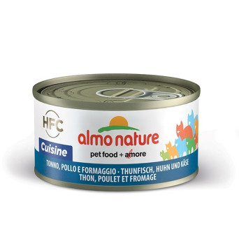 Almo Nature Gatto HFC Cuisine Thunfisch, Hühnchen und Käse gr. 70