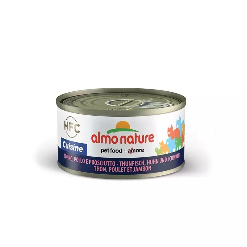 Almo Nature Gatto HFC Cuisine Thunfisch, Huhn und Schinken gr. 70