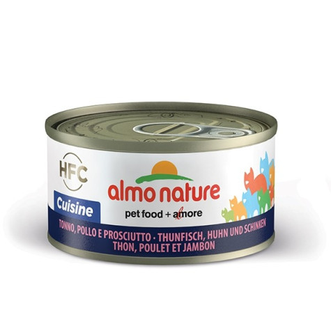 Almo Nature Chat HFC Cuisine thon, poulet et jambon gr.70