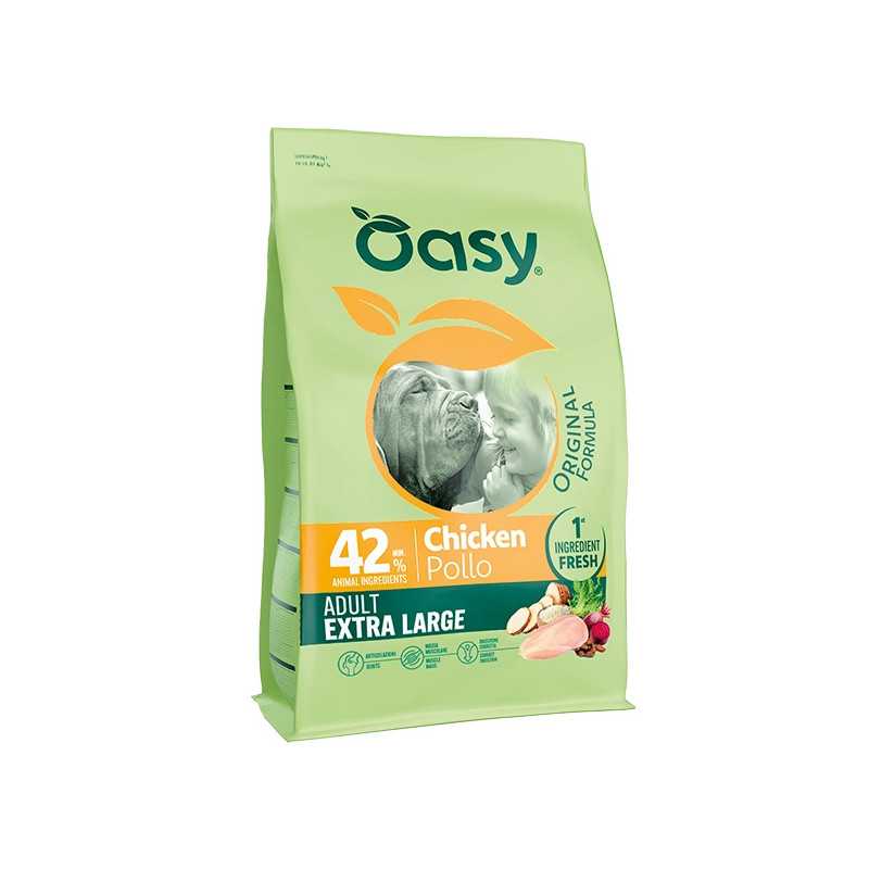 Oasy Dog Adult Extra Large Poulet 10 kg. Oasy Dog Adult Extra Large Poulet 10 kg.