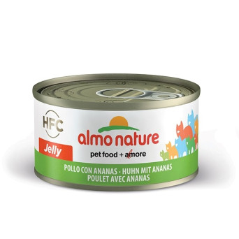 Almo Nature Gatto HFC Jelly Chicken mit Ananas gr. 70 X 6 Dosen