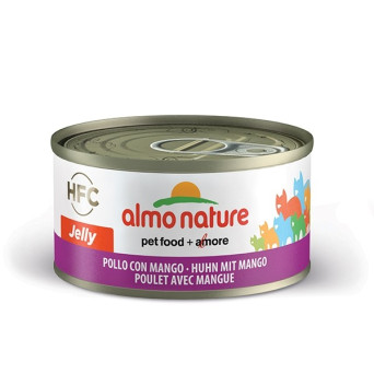 Almo Nature Gatto HFC Jelly Chicken mit Mango gr. 70 X 6 Dosen