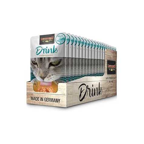 Leonardo Drink Merluzzo 20 bustine da 40 g - Snack liquido al merluzzo per gatti