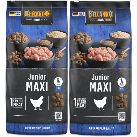Belcando Junior Maxi 2 sacchi da 12,5 kg - Crocchette per cani giovani di taglia grande