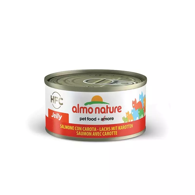 Almo Nature Gatto HFC Gelee Lachs mit Karotte gr. 70