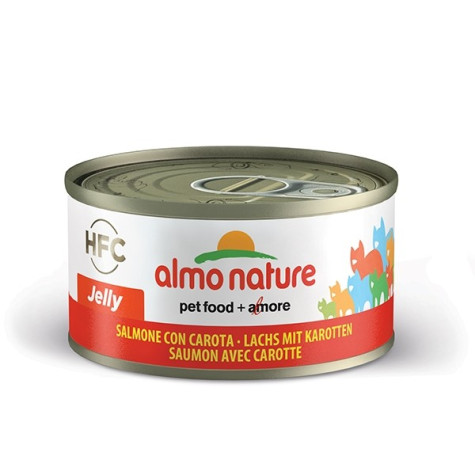 Almo Nature Gatto HFC Jelly Salmone con Carota gr.70 - 