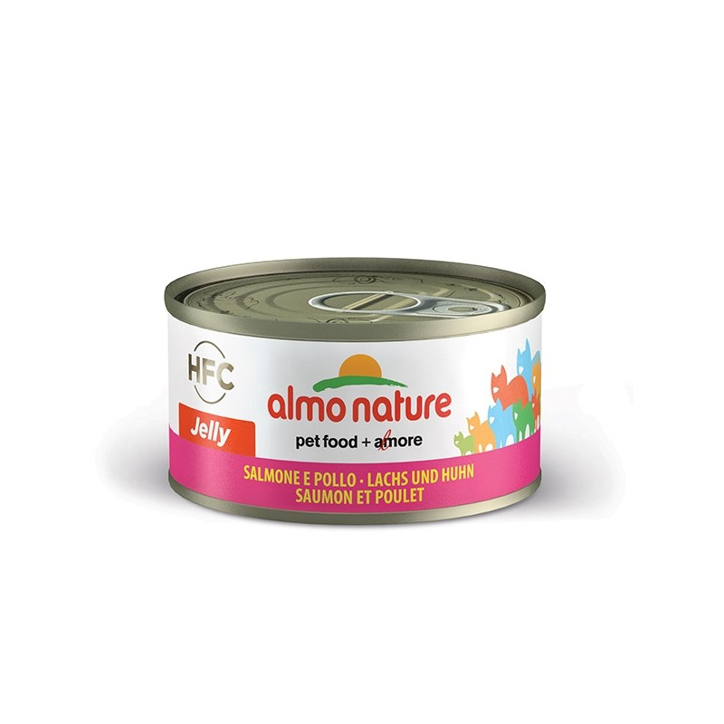 Almo Nature Chat HFC Jelly saumon et poulet gr.70 Almo Nature Chat HFC Jelly saumon et poulet gr.70