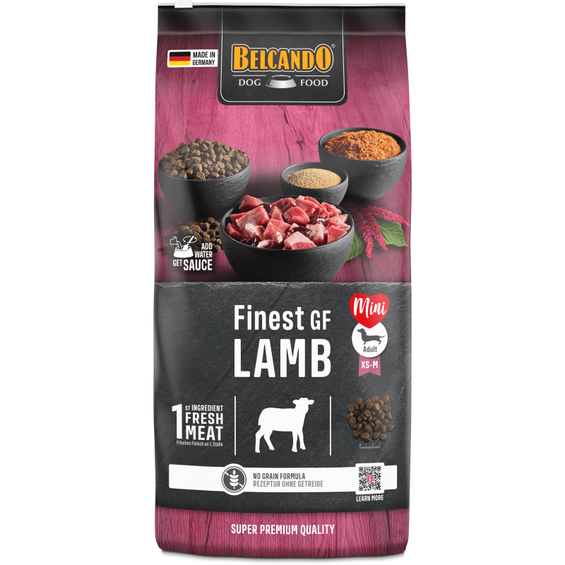 Belcando Finest Grain Free Lamb 1 kg - Crocchette senza cereali all'agnello per cani piccoli Belcando Finest Grain Free Lamb 1 kg - Crocchette senza cereali all'agnello per cani piccoli