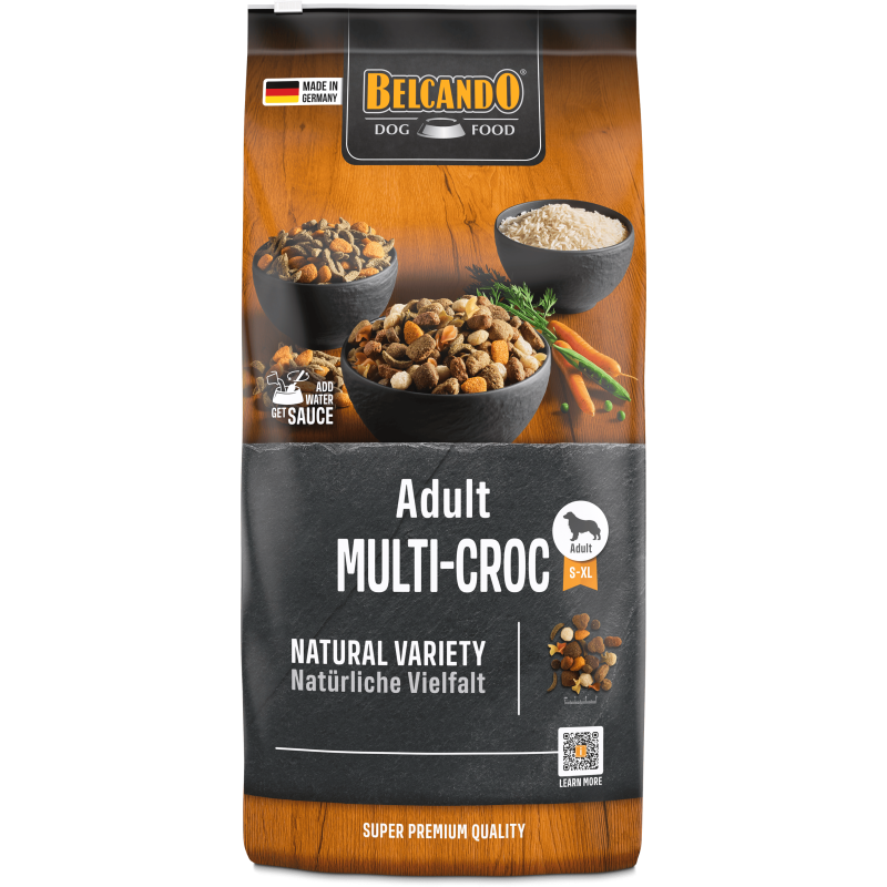 Belcando Adult Multi-Croc 1 kg - Crocchette miste con pasta e verdure per cani Belcando Adult Multi-Croc 1 kg - Crocchette miste con pasta e verdure per cani