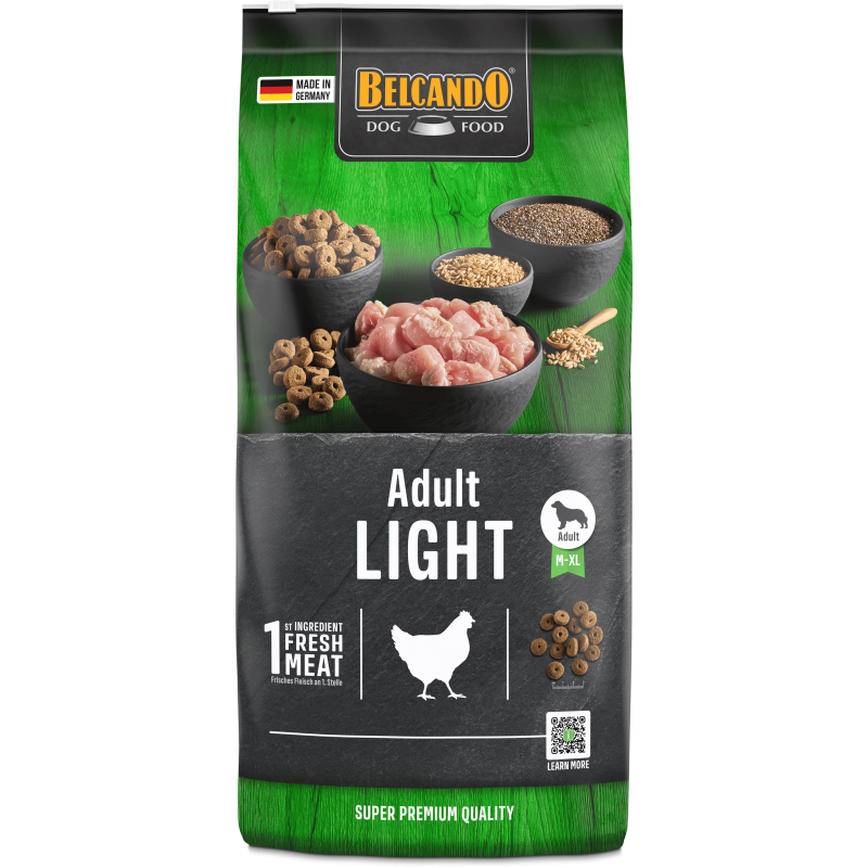 Belcando Adult Light 4 kg - Crocchette light per cani in sovrappeso Belcando Adult Light 4 kg - Crocchette light per cani in sovrappeso