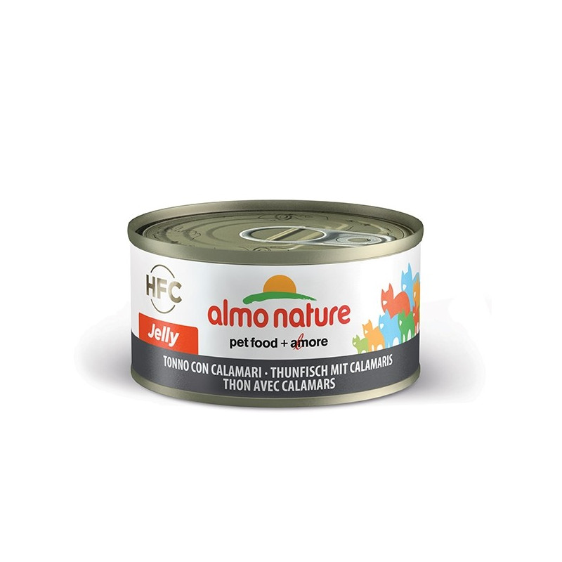 Almo Nature Chat HFC Jelly thon avec Calamari gr.70