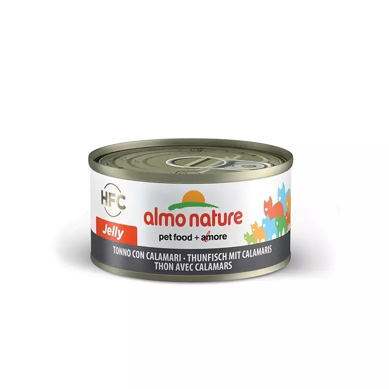 Almo Nature Gatto HFC Jelly Tuna with Squid gr. 70