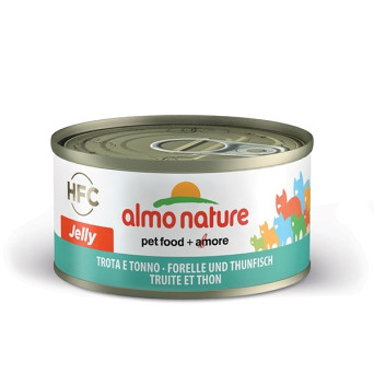 Almo Nature Gatto HFC Jelly Trout and Tuna gr. 70