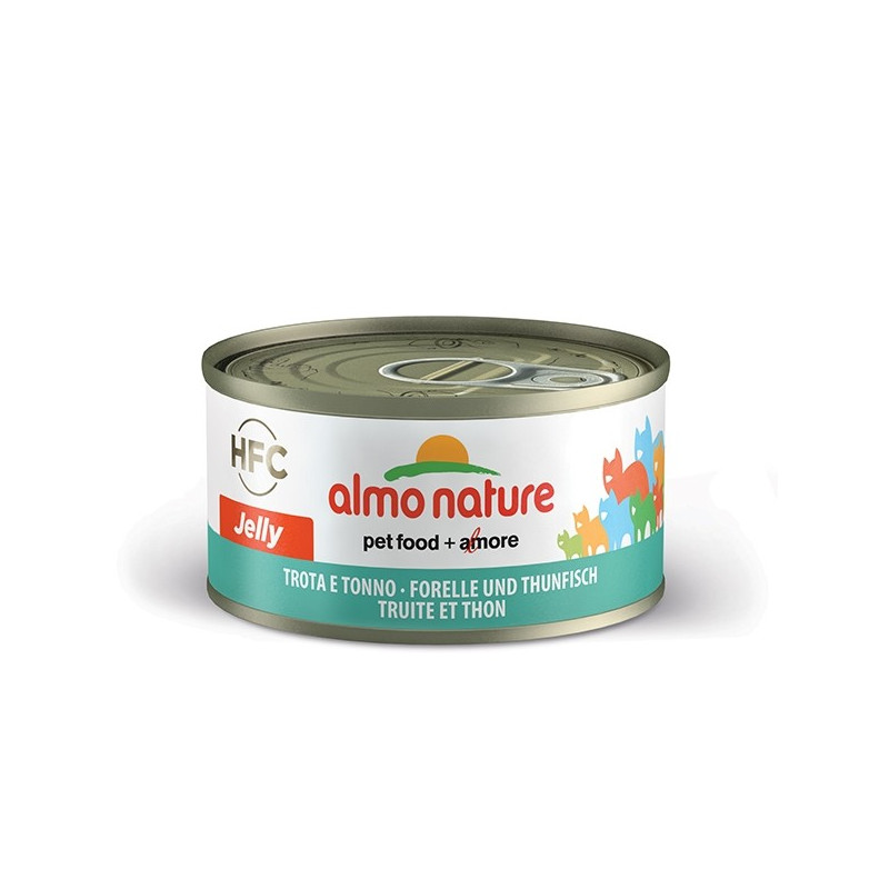 Almo Nature Chat HFC Jelly truite et thon gr.70